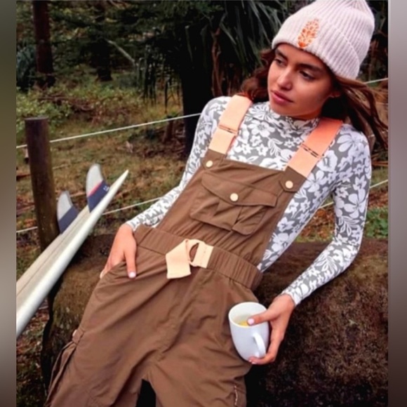 NWOT Free People Morning Meadow Jumpsuit - Picture 4 of 12